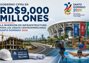 Gobierno cifra en RD$9,000 millones la inversión en infraestructura para los Juegos Centroamericanos Santo Domingo 2026