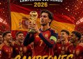 La selección de España celebra la conquista de la Copa Mundial de la FIFA 2026 tras vencer 1-0 a Argentina en la prórroga con un gol de Ferran Torres, logrando su segundo título mundial bajo la dirección de Luis de la Fuente.